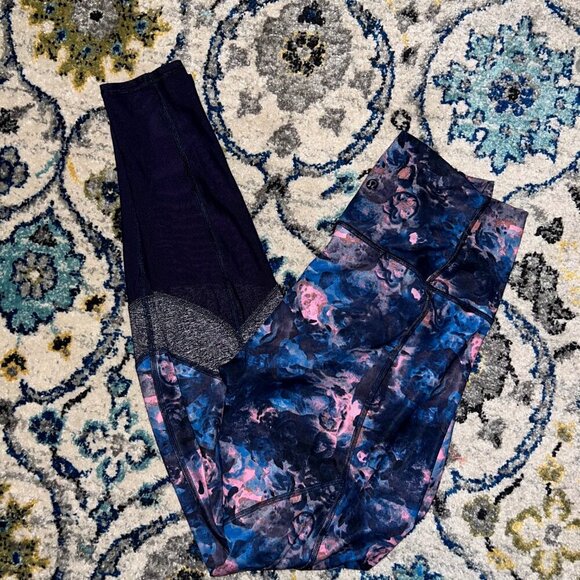 Lululemon If You're Lucky Pant Moody Mirage Bark Berry Deep Navy *no size tag* - Picture 8 of 9